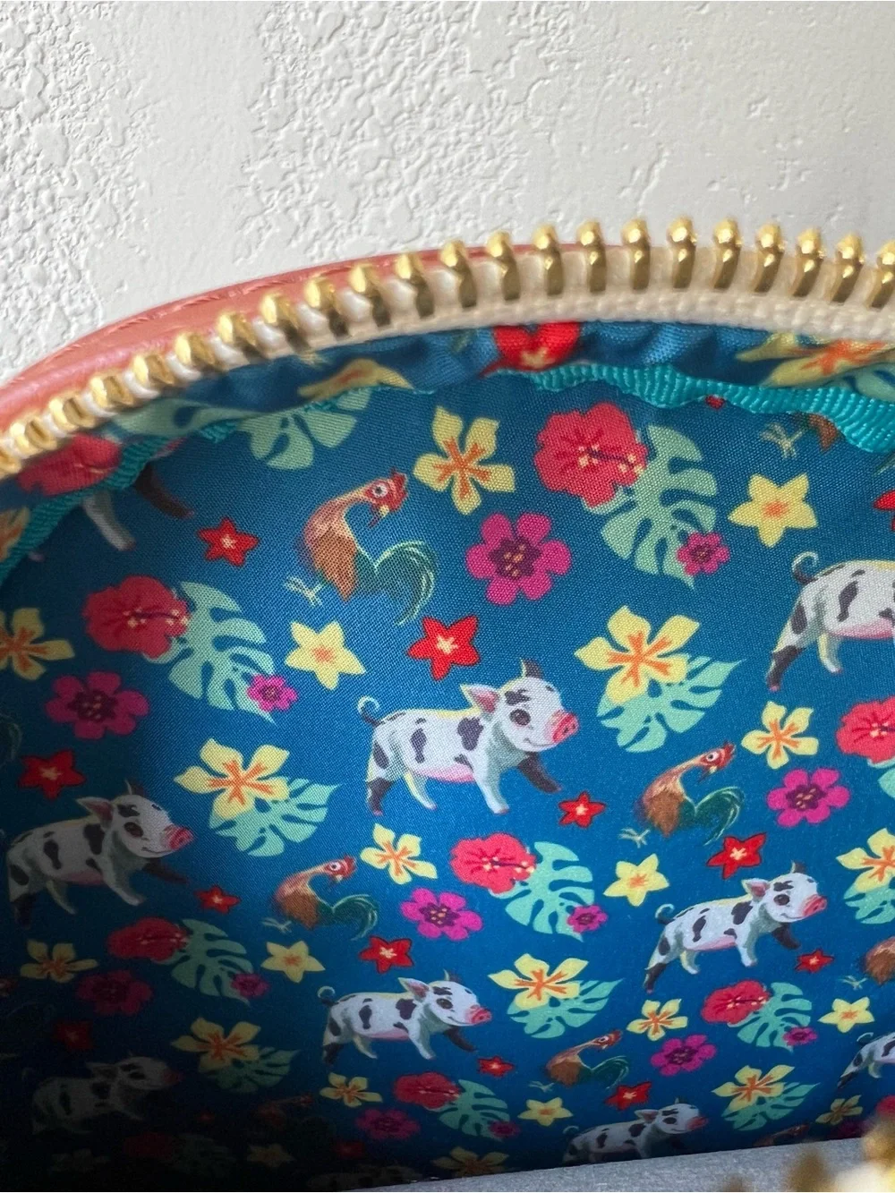 NWT Loungefly Disney Moana (Live Action) Floral Mini Backpack
